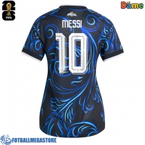 Fotballdrakt Dame Argentina Lionel Messi #10 Bortedrakt VM 2026 Kortermet